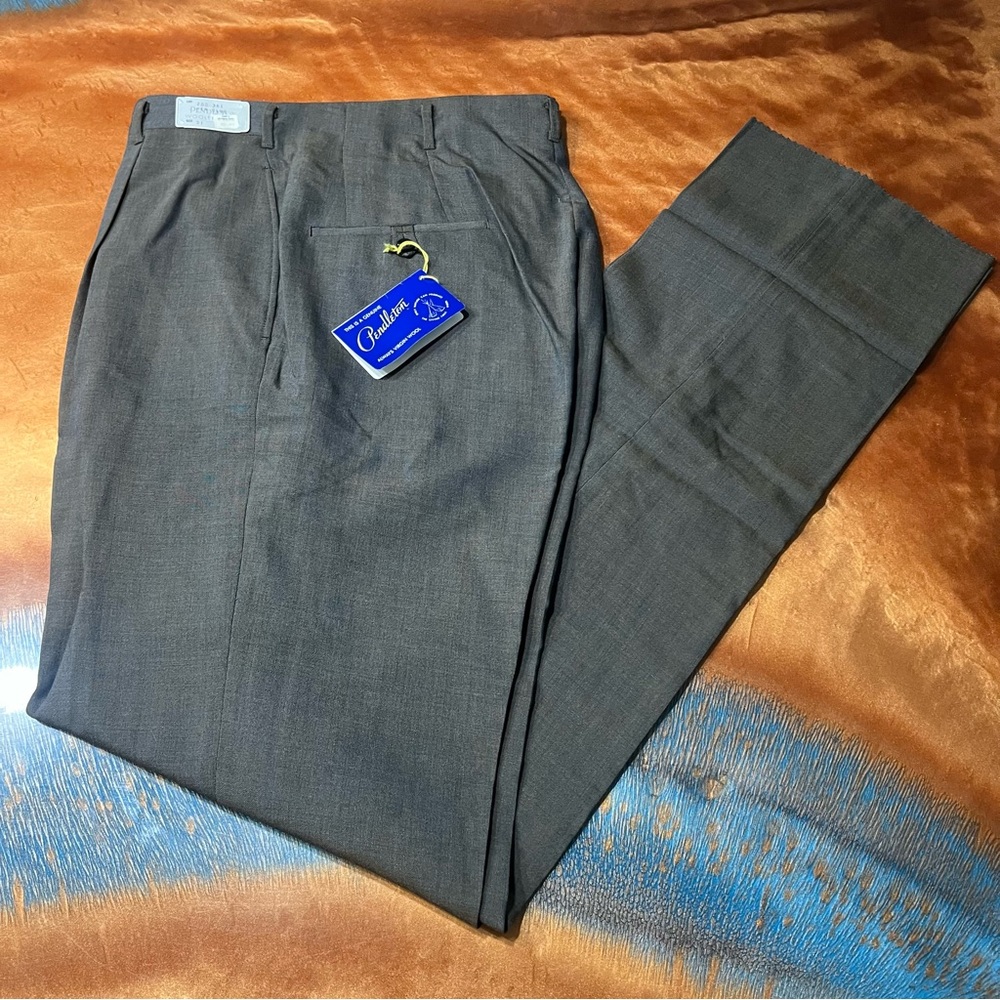 Vintage Pendleton Wool Slacks Pants New 30s-40s size 31 talon zipper brown USA